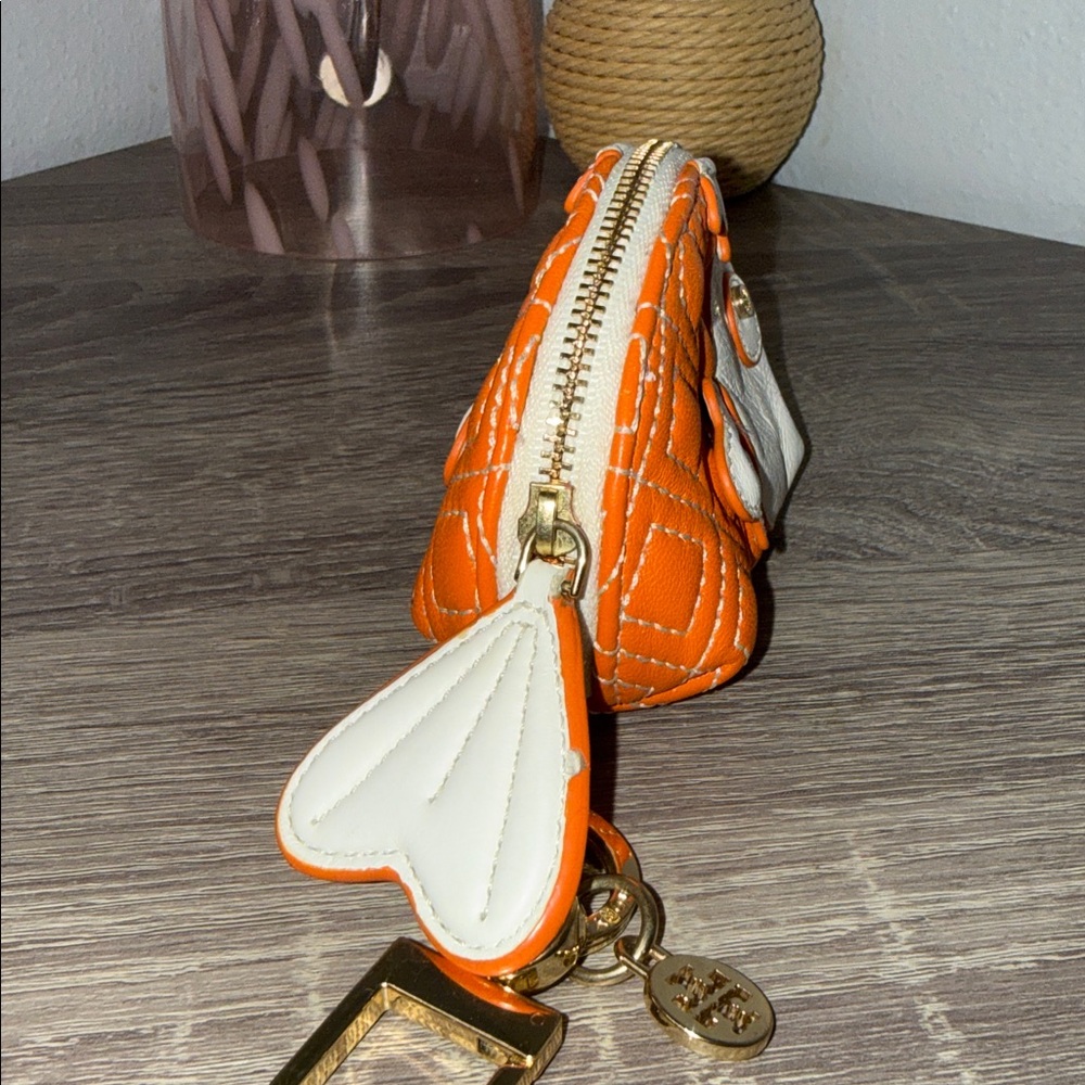 Tory Burch Whimsical Fish Coin Pouch/Key Chain - Picture 5 of 16
